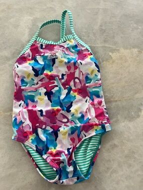 Goldfish girls one piece swimsuit, size 4t
